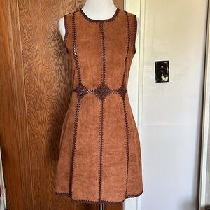 ❗️SOLD❗️Faux Suede Dress